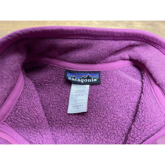 Patagonia Women’s Better Sweater Pink Magenta Full Zip Hooded Hoodie Jacket Sz M - Picture 6 of 7